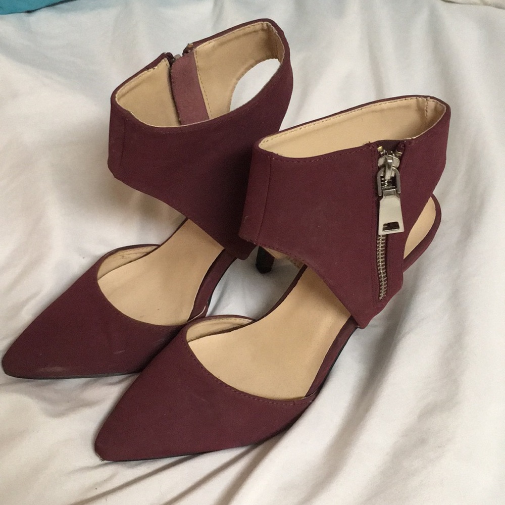 Maroon heels